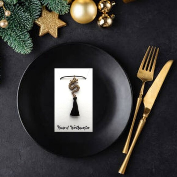 Handcrafted Asian Dragon Necklace - Picture 6 of 6